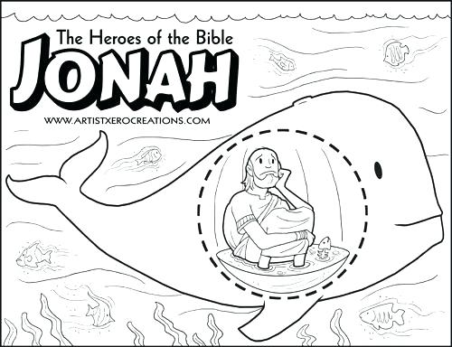 500x384 Free Printable Jonah And The Whale Coloring Pages Coloring Pages