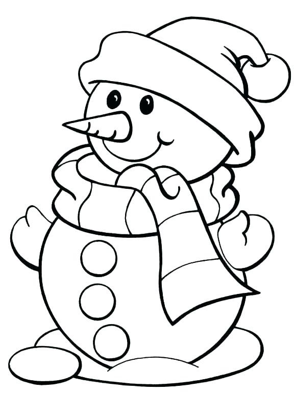 Printable Winter Coloring Pages For Kids