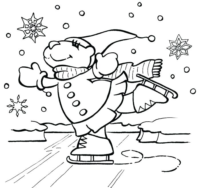 700x657 Printable Winter Coloring Pages Me Free Kids Collection W Clothes