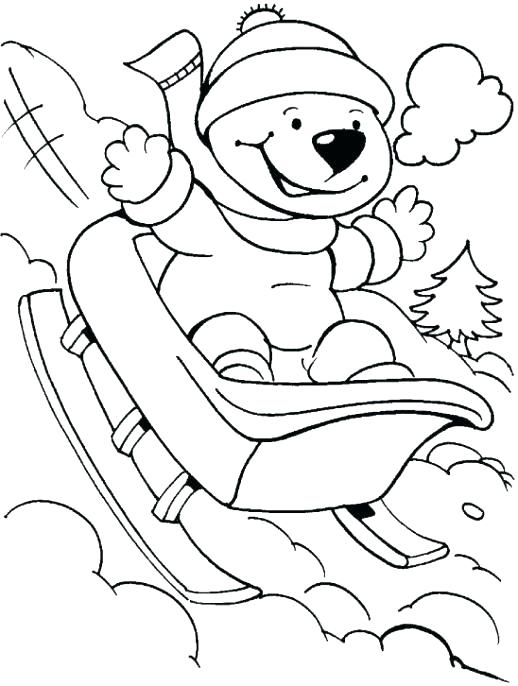 518x686 Winter Wonderland Coloring Pages Free Coloring Pages Winter Winter