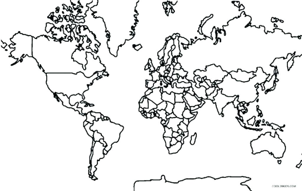 1024x649 Maps For Coloring Printable World Map Coloring Page For Kids
