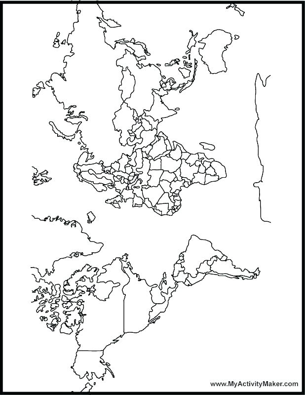 618x800 World Map Coloring Page World Map For Education Coloring Page