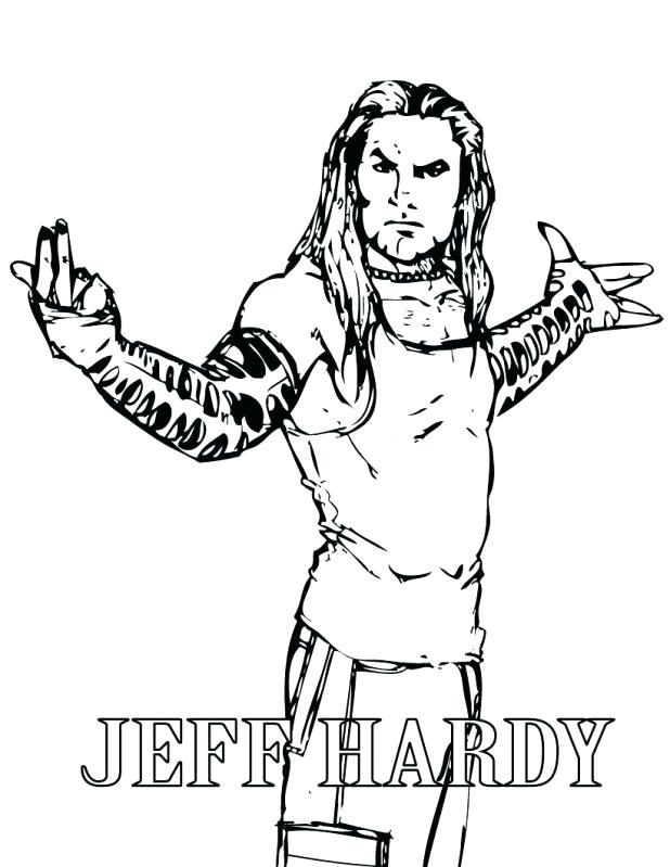 618x799 Wwe Wrestling Coloring Pages Wrestlers Printable Wrestling