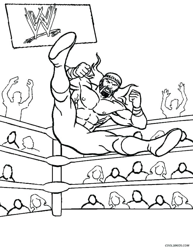 650x840 Wwe Coloring Pages Printable
