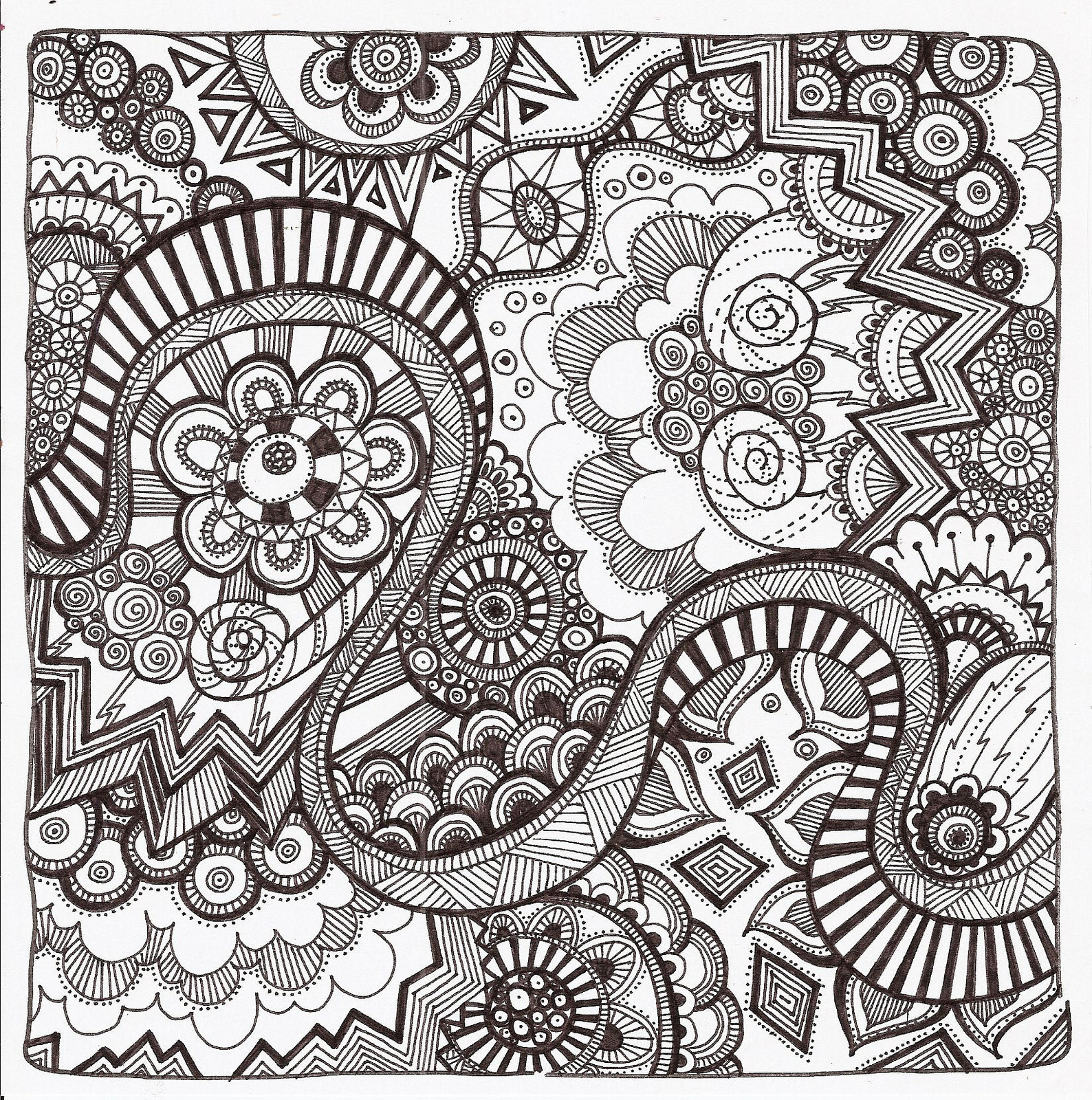1588x1600 Zen Coloring Pages For Kids
