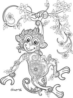 236x317 Lovely Squirrel Zentangle Coloring Page Free Printable Coloring