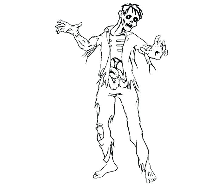 736x613 Luxury Zombie Coloring Pages For Kids And Printable Zombie
