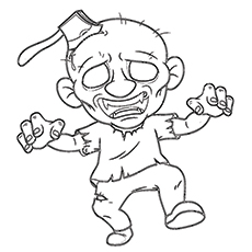 230x230 Top Zombie Coloring Pages For Your Kids