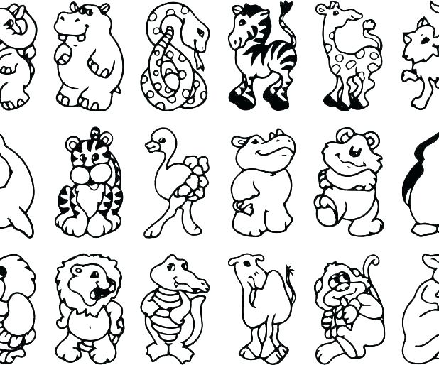 618x514 Free Printable Zoo Animals Name Tags Coloring Pages Zoo Zoo