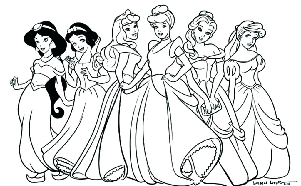1024x633 Disney Coloring Pages Free Baby Coloring Pages To Print Princess