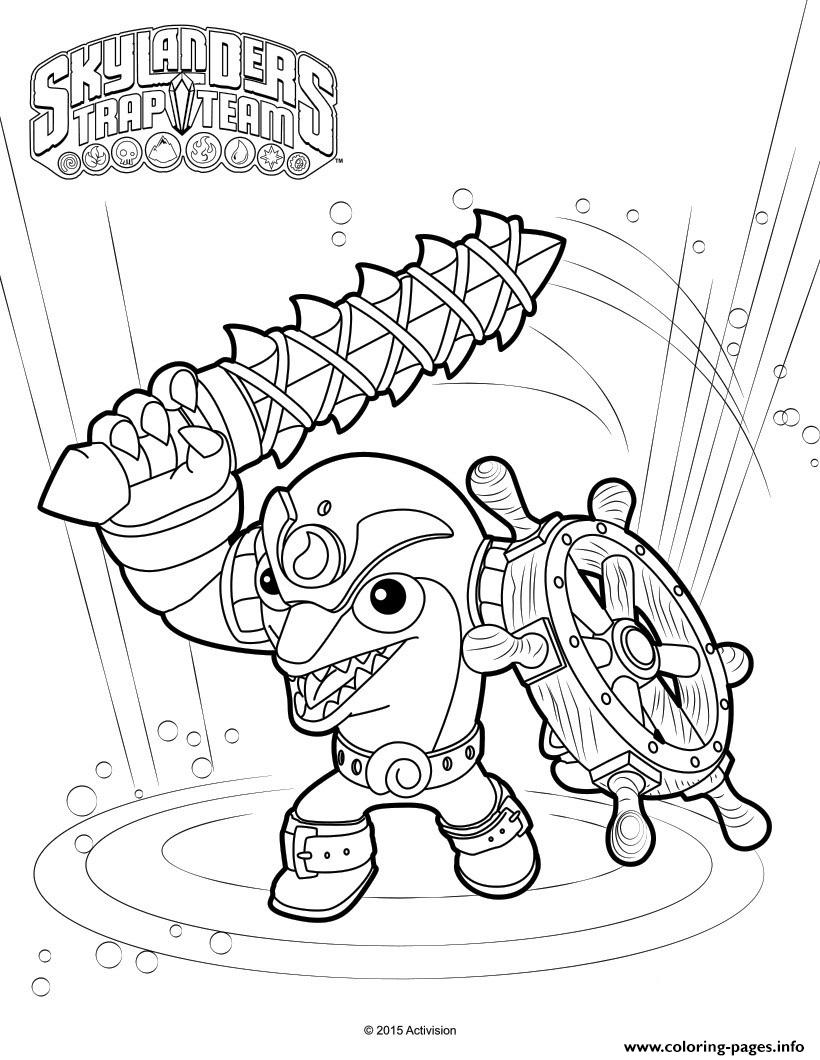 820x1060 Skylanders Flip Wreck Coloring Pages Printable
