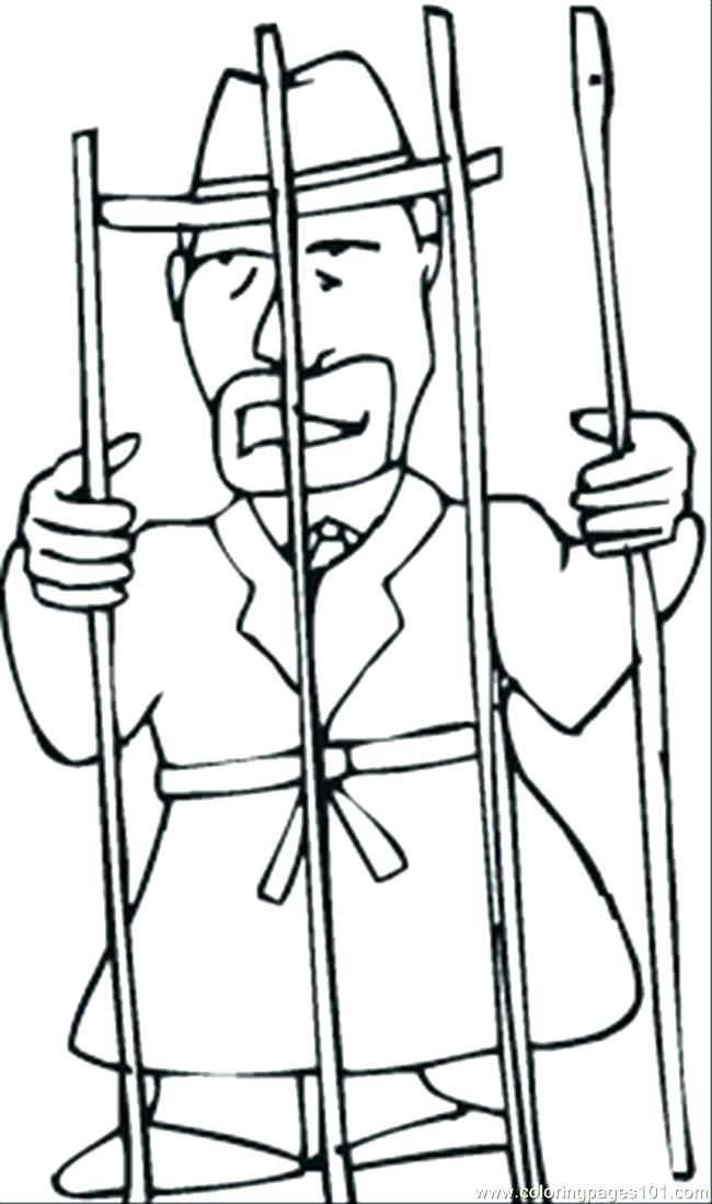 650x1099 Joseph Prison Coloring Page In Jail As Well Bible Story Together