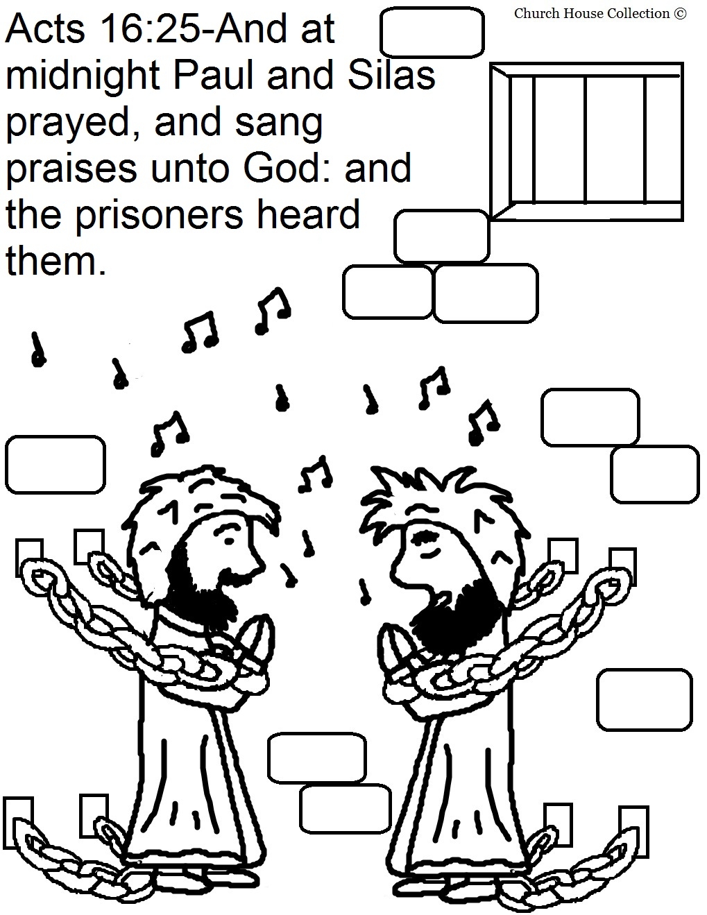 1019x1319 Paul And Silas Coloring Page Free