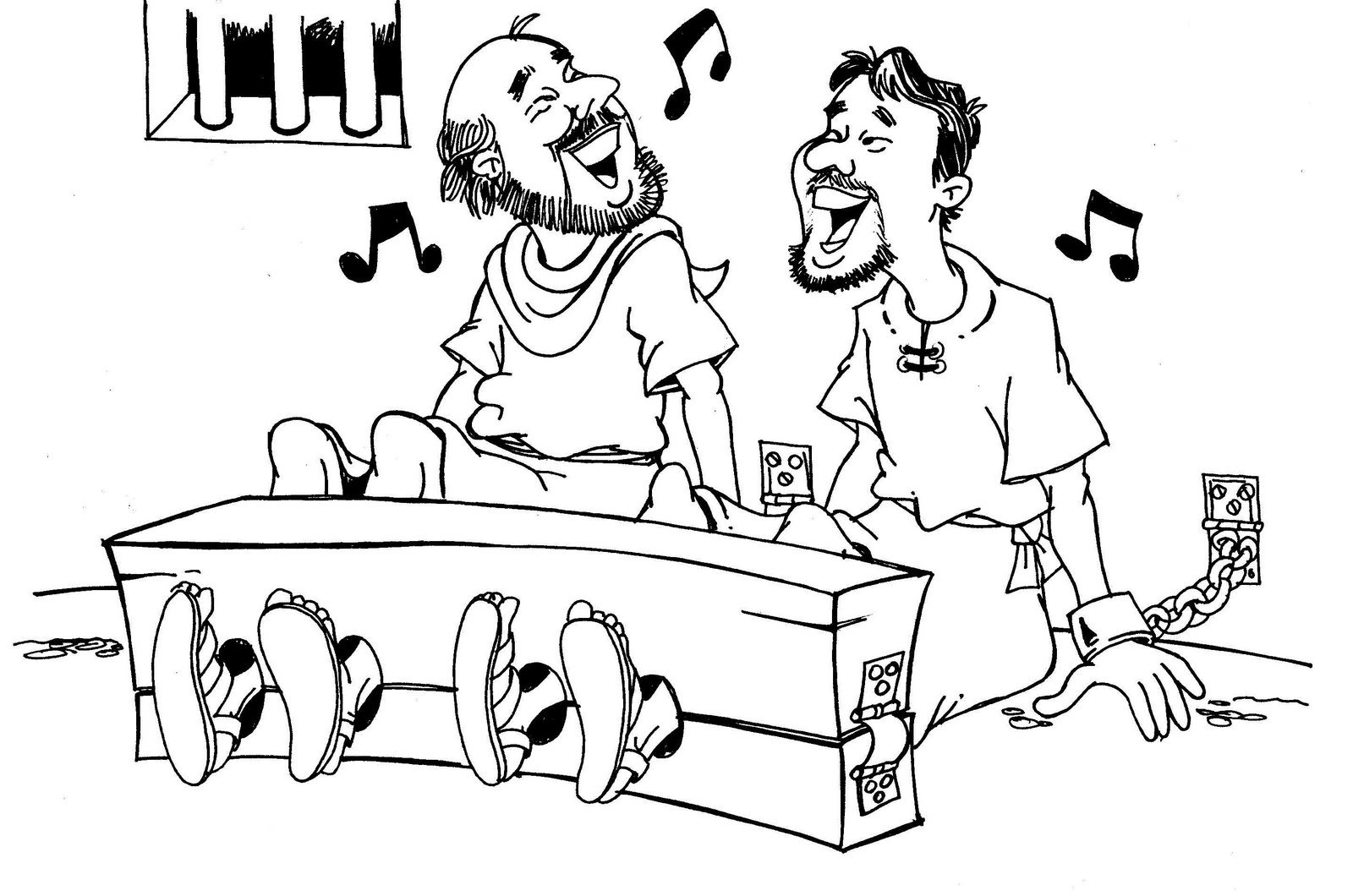 1600x1060 Paul And Silas Coloring Pages Download Coloring For Kids