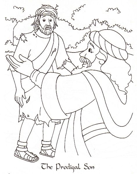 472x600 Image Result For Parable Of The Prodigal Son Coloring Pages