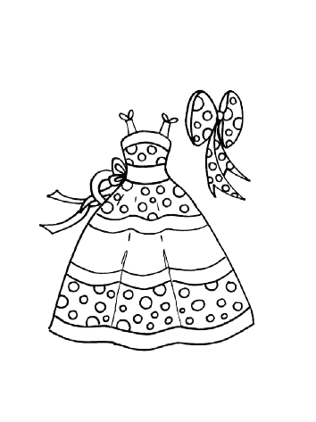 354x473 Fashion Tips Blog Dresses Coloring Pages