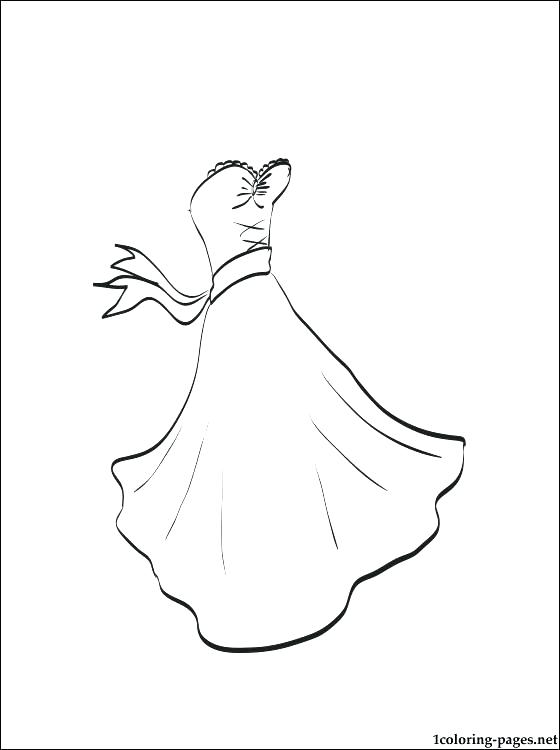 560x750 Coloring Pages Of Dresses Coloring Coloring Page Dress Barbie