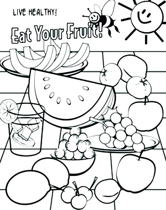 672x847 Healthy Coloring Pages Live Healthy Eating Your Proteins Coloring
