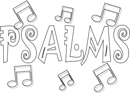 500x359 Psalm Coloring Page