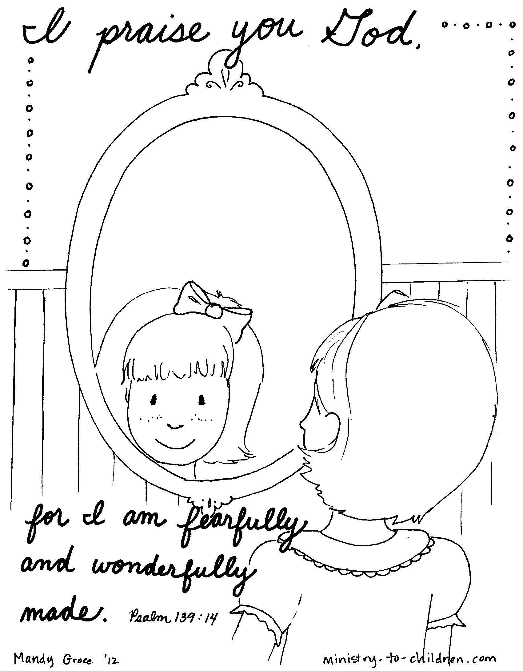 1700x2180 Psalm Coloring Page