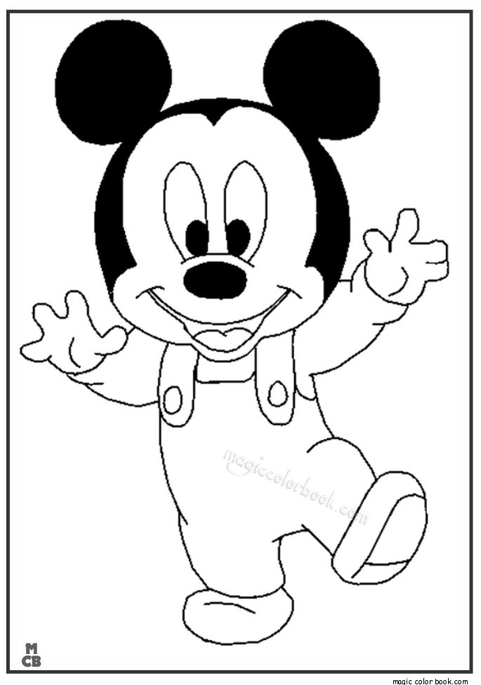 685x975 Mickey Mouse Coloring Pages Free