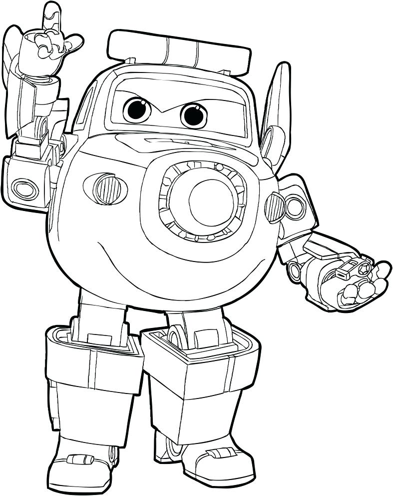 787x992 Super Wings Coloring Pages