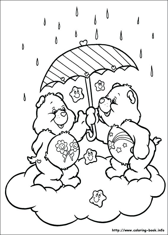 567x794 Care Bear Coloring Pages Plus Meet Cares Bear Care Bears Coloring