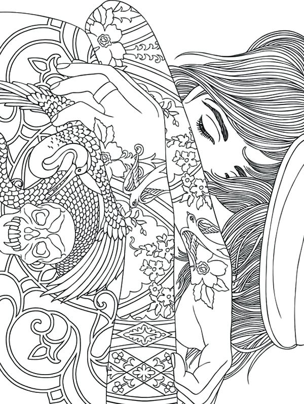 600x797 Psychedelic Coloring Pages Mushroom Coloring Pages Pin Drawn