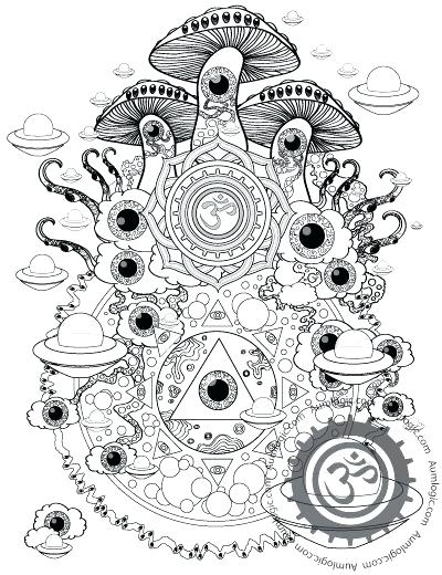 400x520 Trippy Coloring Pages Psychedelic Coloring Pages For Adults Adult