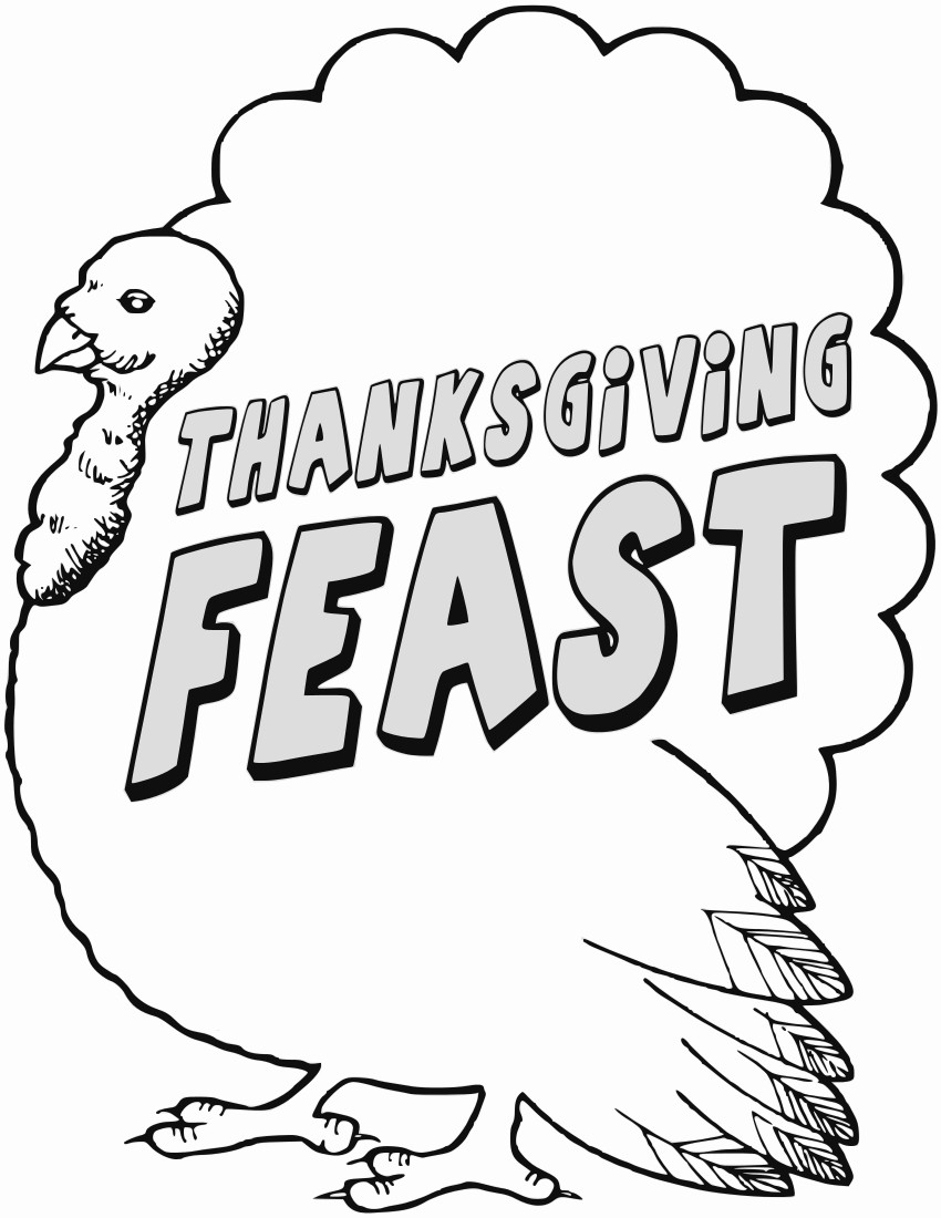 850x1100 Free Thanksgiving Coloring Pages Clipart Page