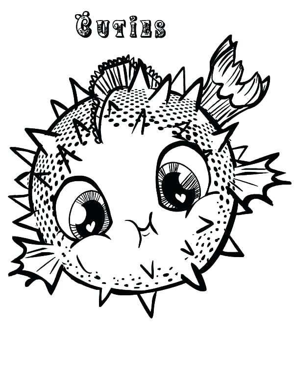 600x776 Puffer Fish Coloring Page Porcupine Coloring Page Cute Little