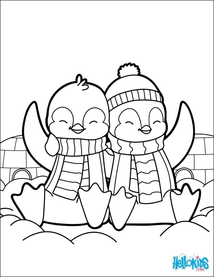 742x960 Puffle Coloring Pages