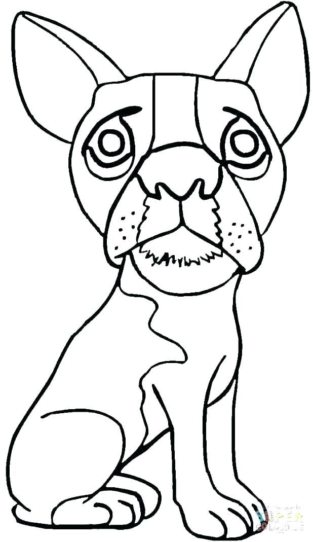 Pug Dog Coloring Pages at GetDrawings | Free download