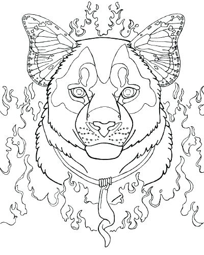 400x499 Mountain Lion Coloring Pages Mountain Lion Coloring Pages Cougar