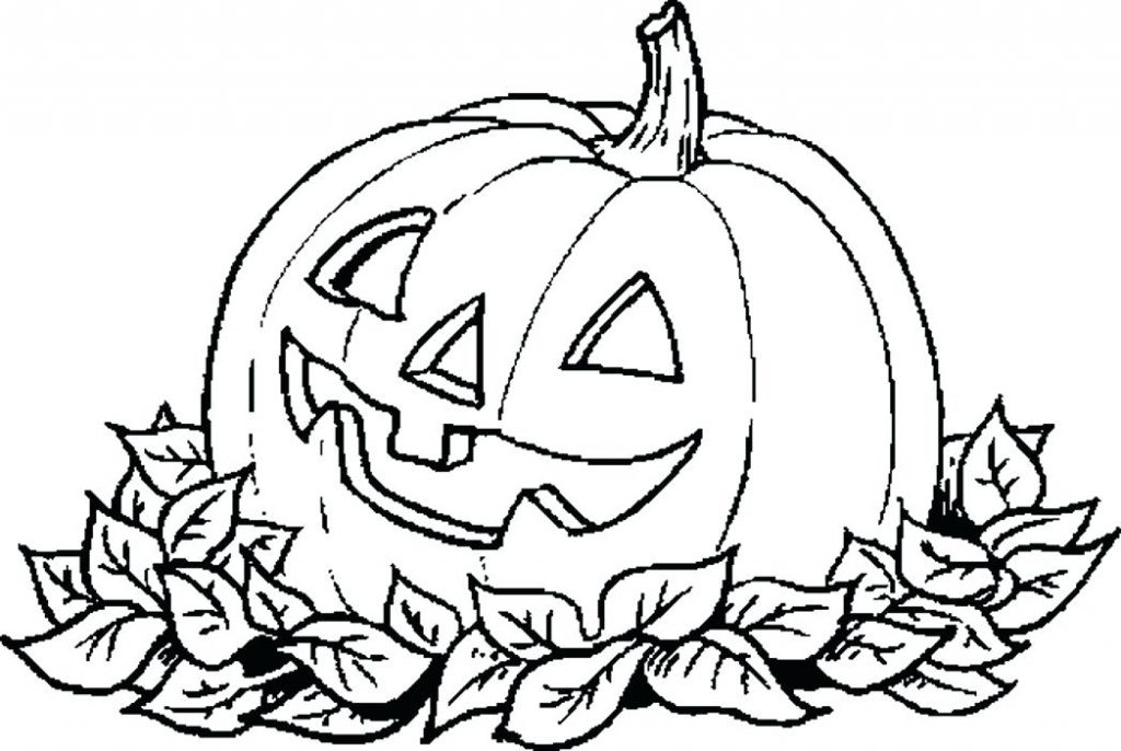 1024x686 Coloring Pages Pumpkin For Halloween Coloring Pages