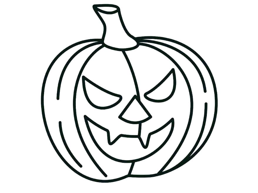 878x659 Printable Pumpkin Coloring Page Pumpkin Coloring Pages Pumpkin