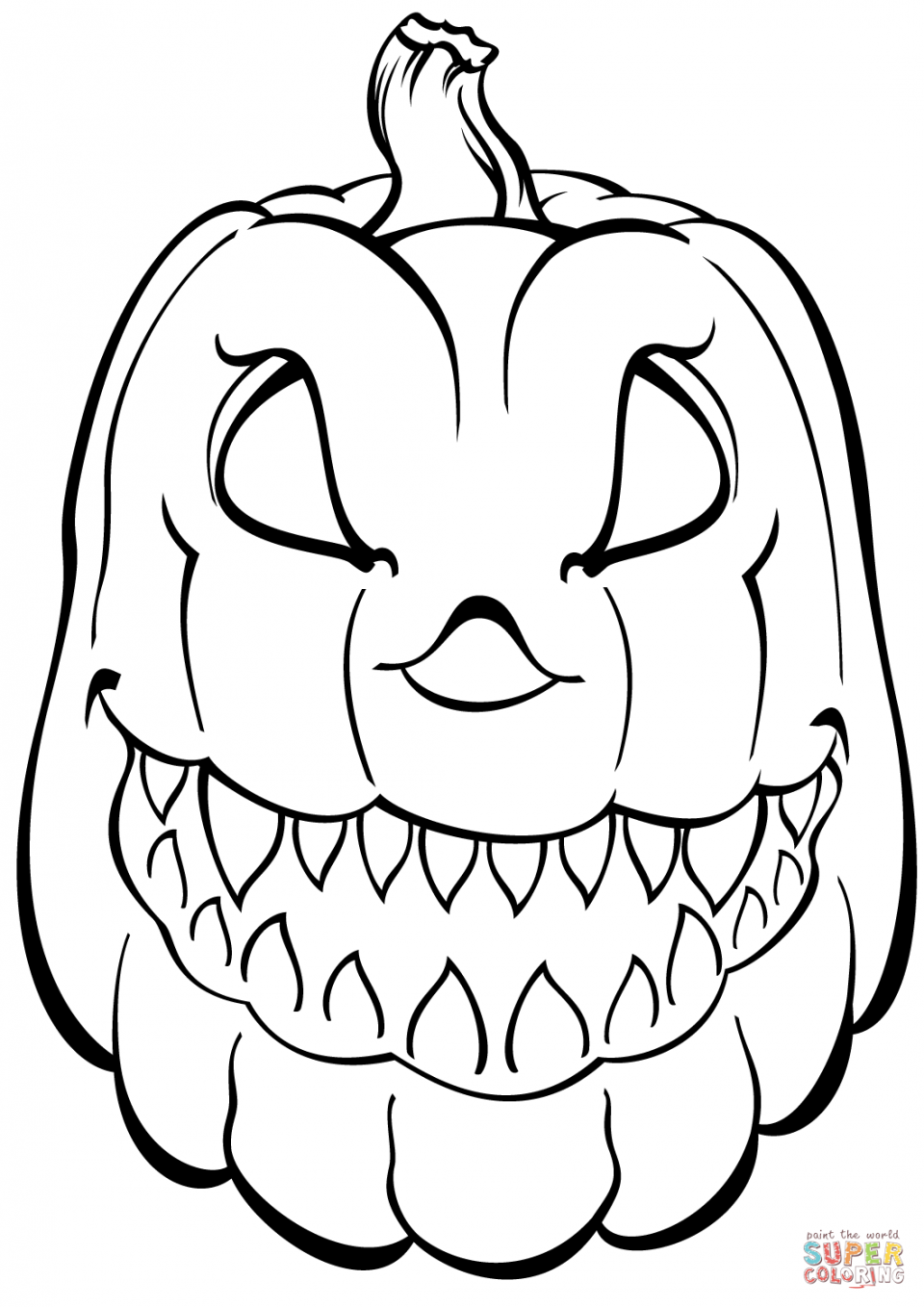 960x1358 Pumpkin Coloring Pages Pictures Concept Page Free Pdf