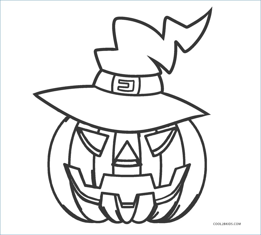 850x765 Halloween Pumpkin Coloring Pages Kids