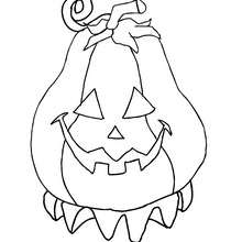 220x220 Jack O Lantern Pumpkins Coloring Pages