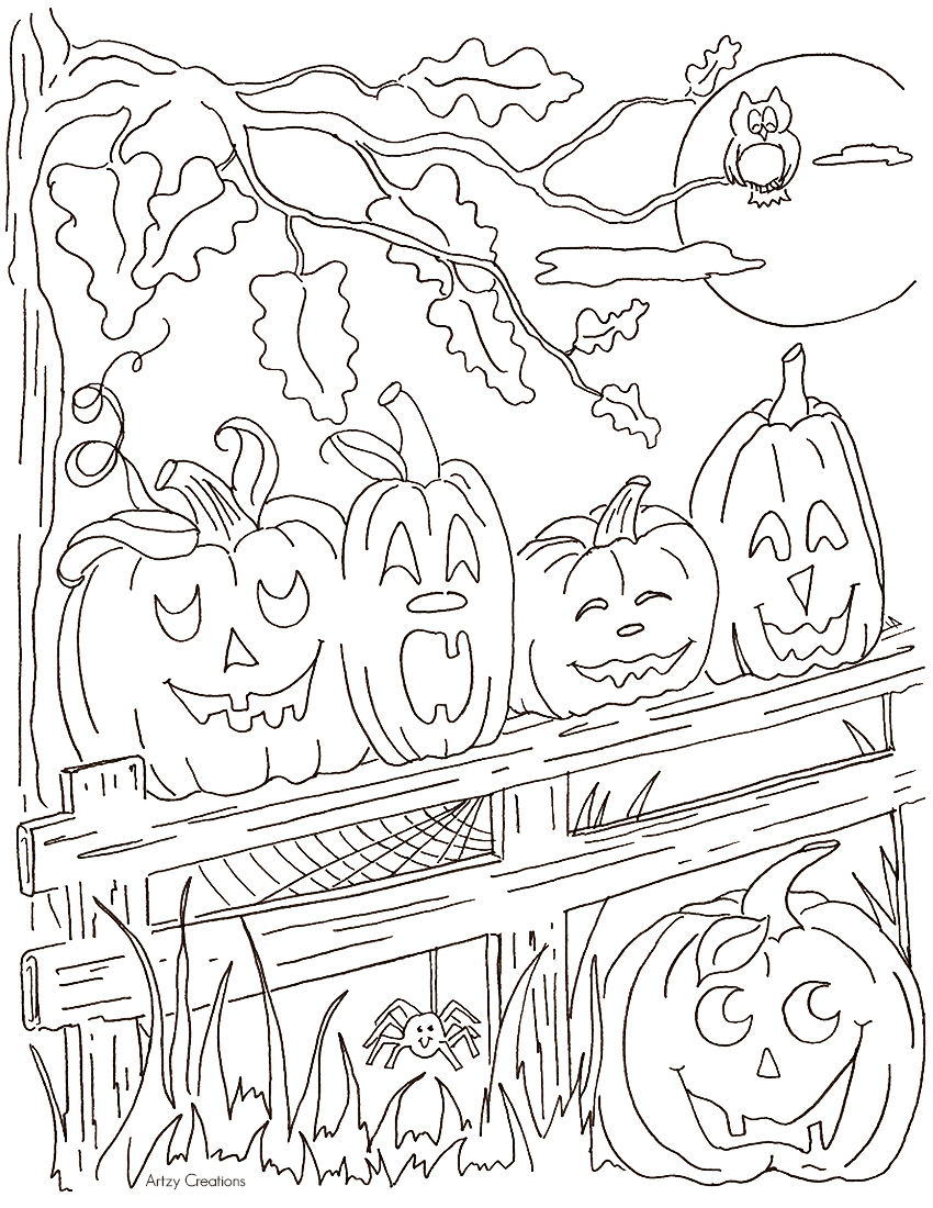 850x1100 Pumpkins Coloring Pages Pumpkin Leaves Christian Pumkin Holidays