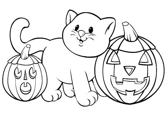 580x404 Pumpkin Coloring Sheets For Preschoolers Blank Pumpkin Printable