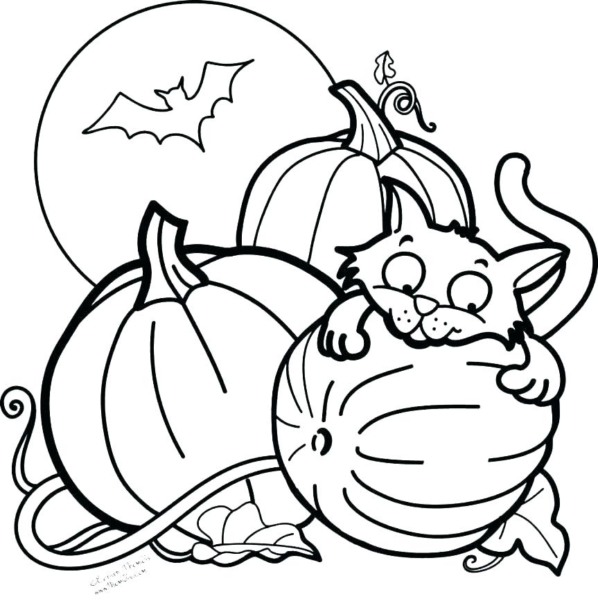 863x867 Free Pumpkin Coloring Pages Printable