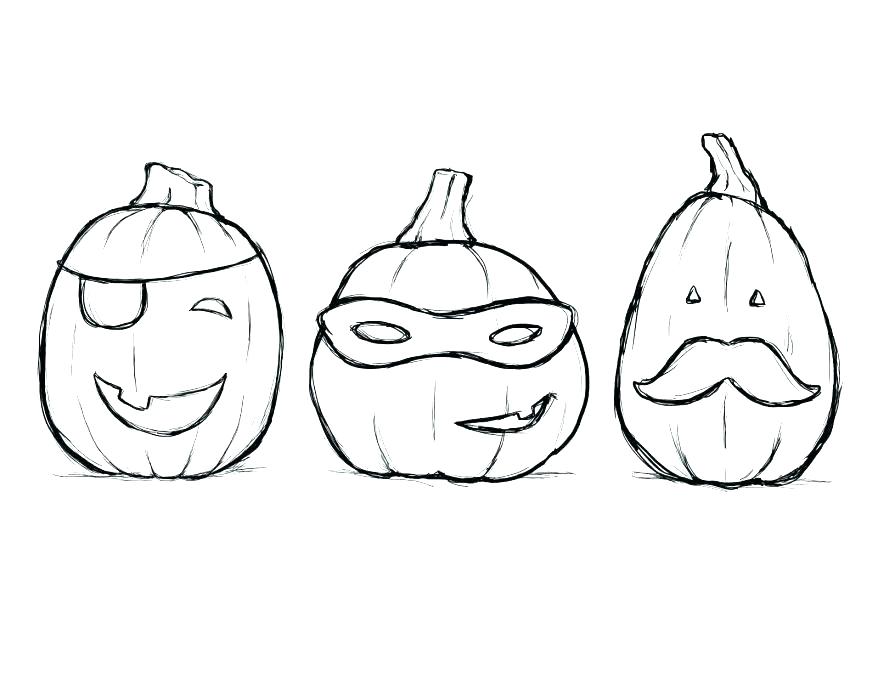878x678 Pumpkin Coloring Sheet