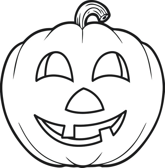 687x700 Pumpkin Coloring Pages Pictures This Is Best Pumpkin Free Coloring