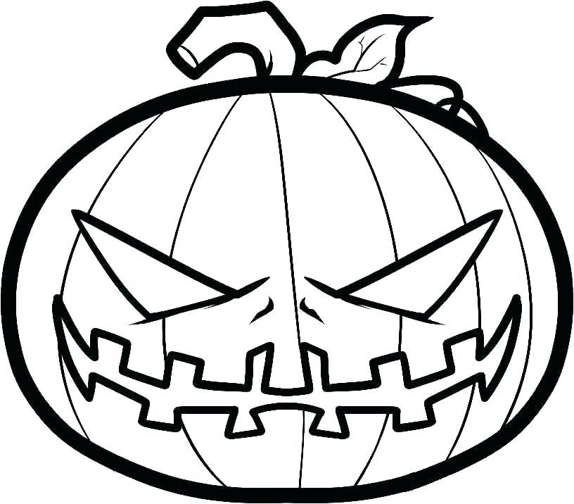 816x716 Free Pumpkin Coloring Pages Printable