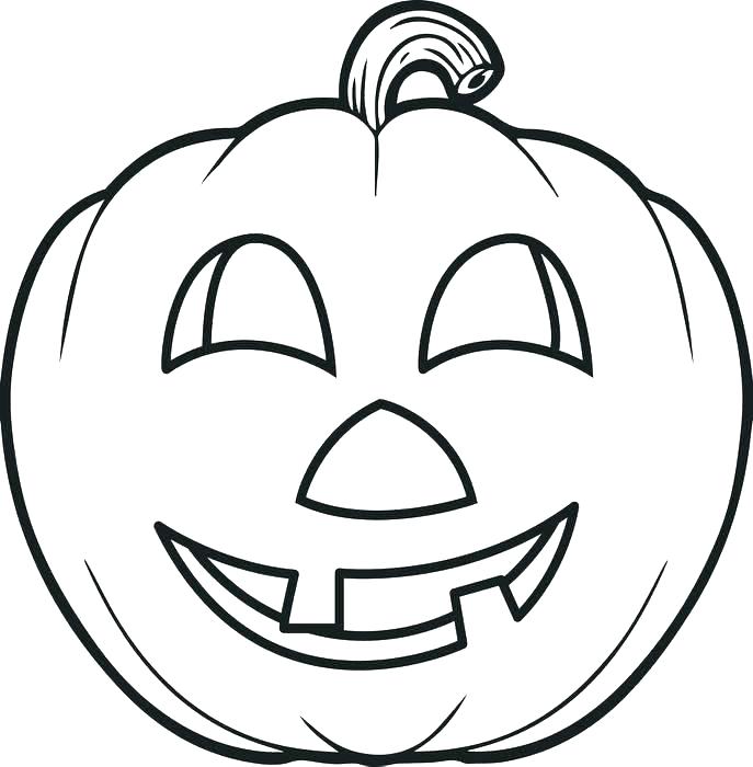 Pumpkin Face Coloring Pages at GetDrawings | Free download