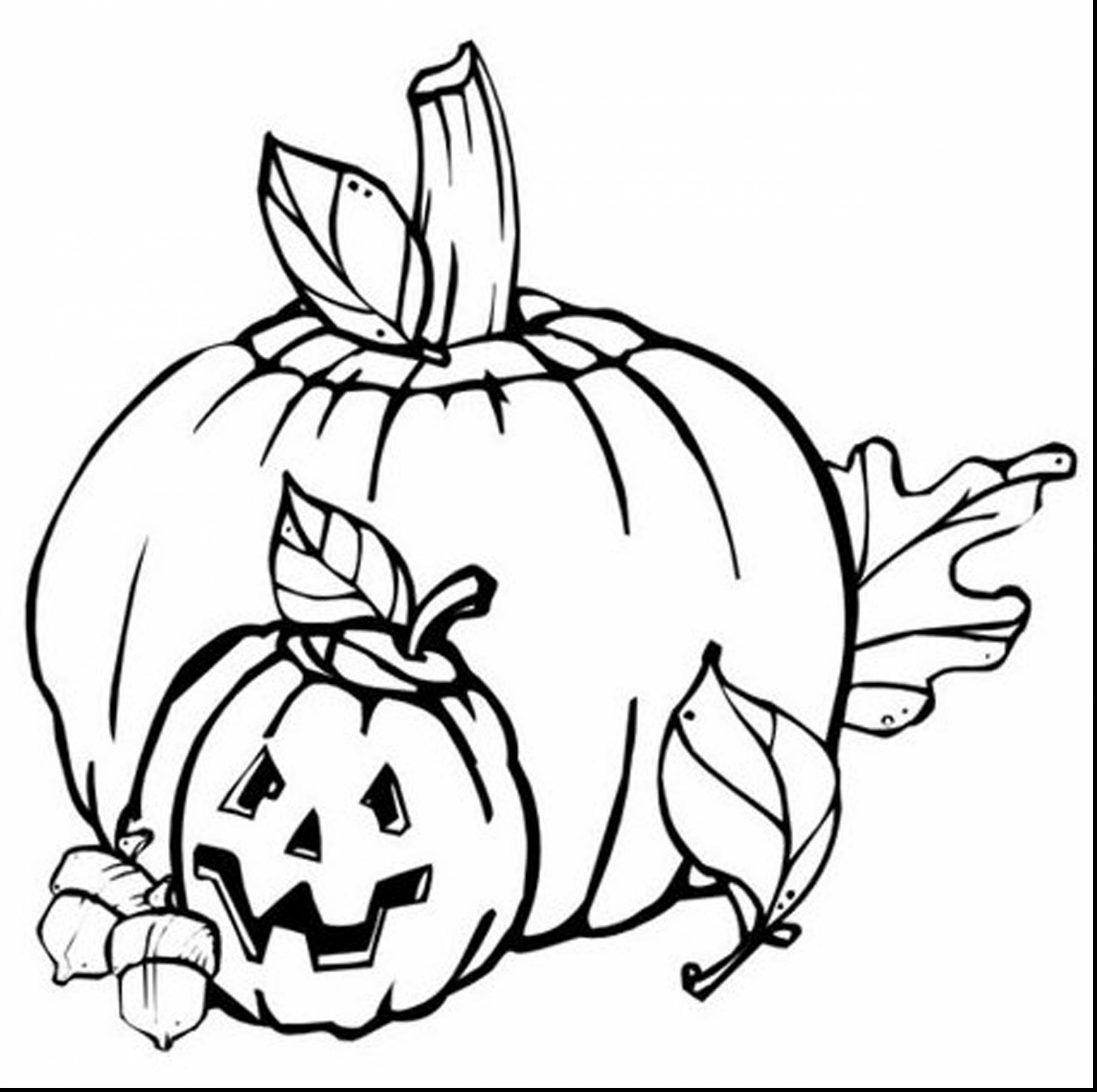 2805x2792 Popular Fall Pumpkin Coloring Pages For Kids Womanmate Com
