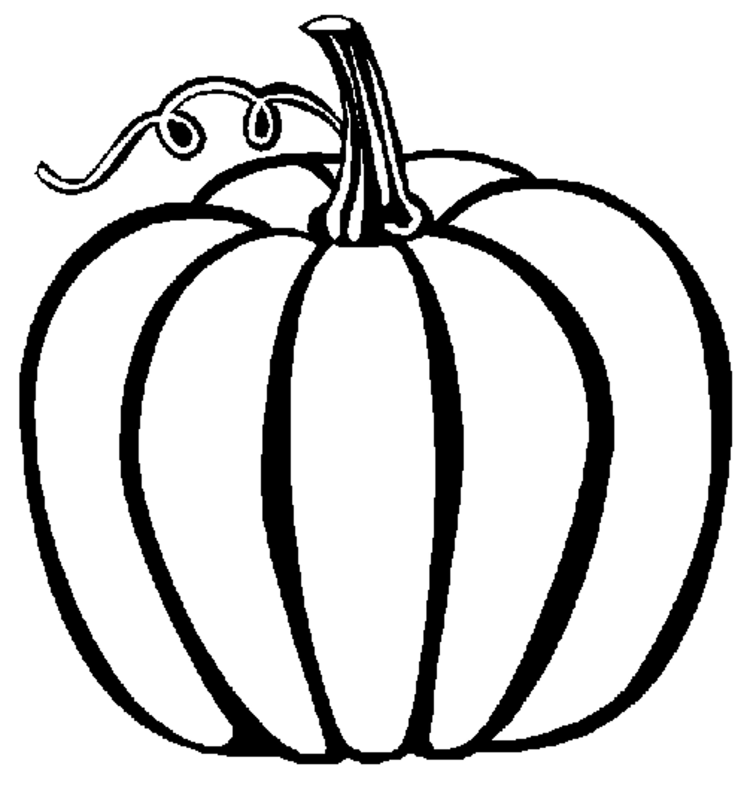 2550x2692 Promising Picture Of A Pumpkin To Color Page C