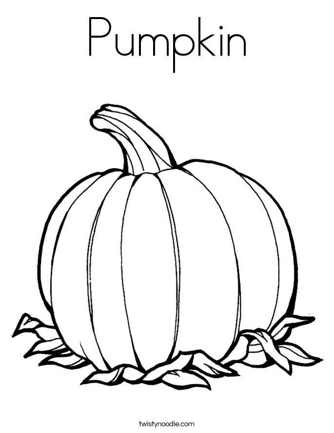 685x886 Pumpkin Coloring Page