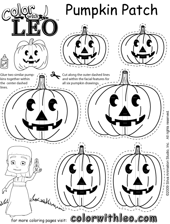 581x767 Pumpkin Patch Coloring Pages Printable Free